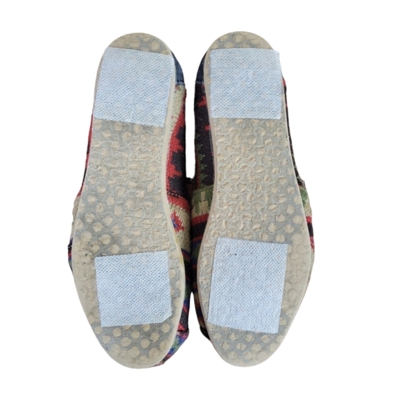 Toms Kilim Aztec Print Espadrille Flats Size 6.5 M - Picture 4 of 4